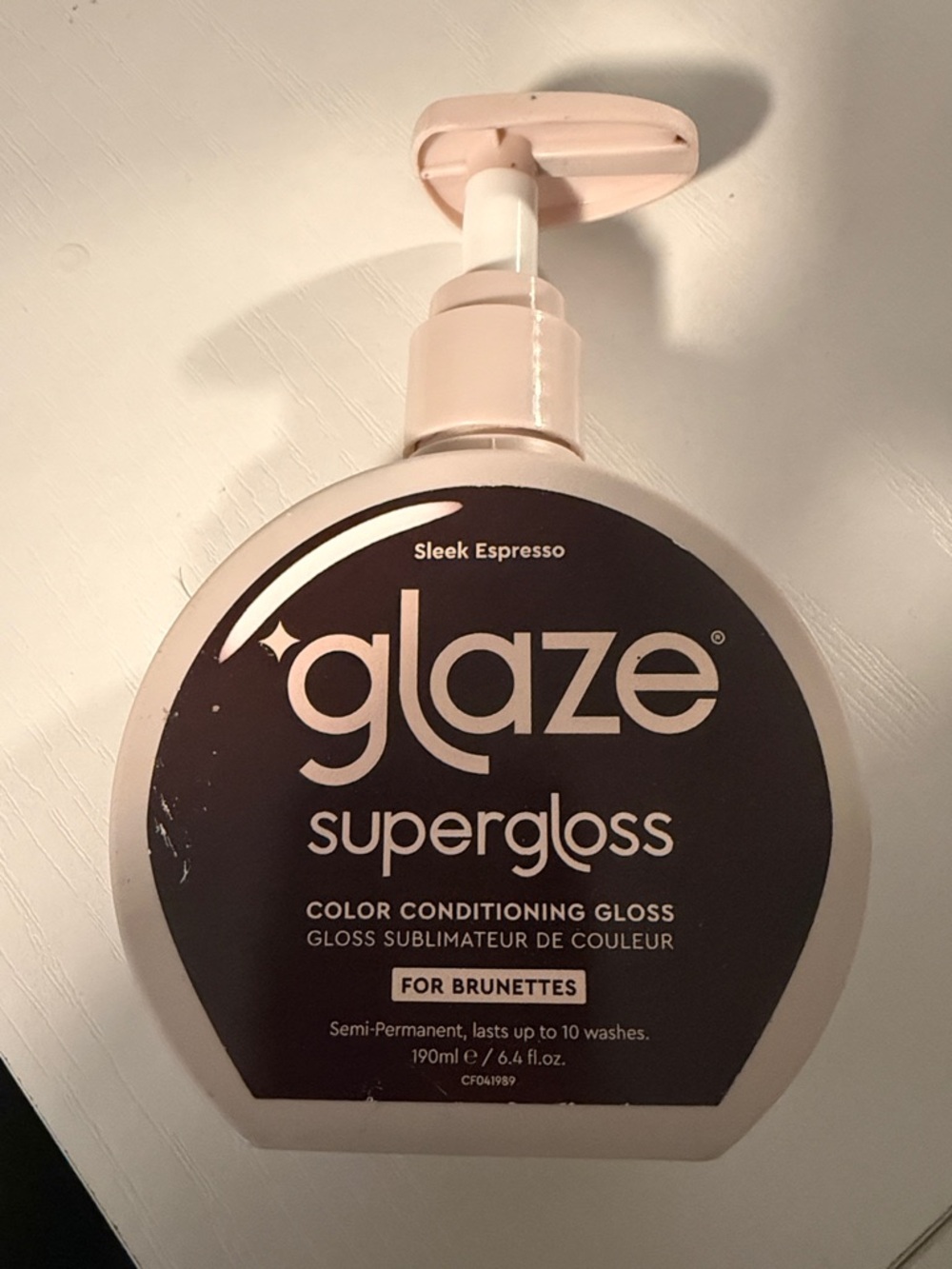 Hair Brown Color Gloss.